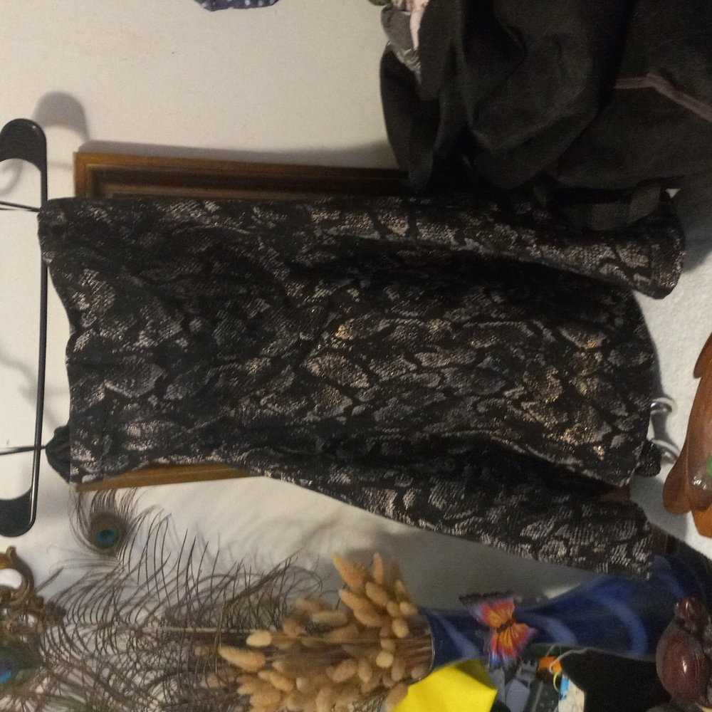 Express Prom dress. Cocktail dress, fancy dinner dress. Faux snake skin.
